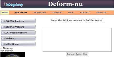 Deform-nu: A DNA Deformation Energy-Based Predictor for Nucleosome Positioning